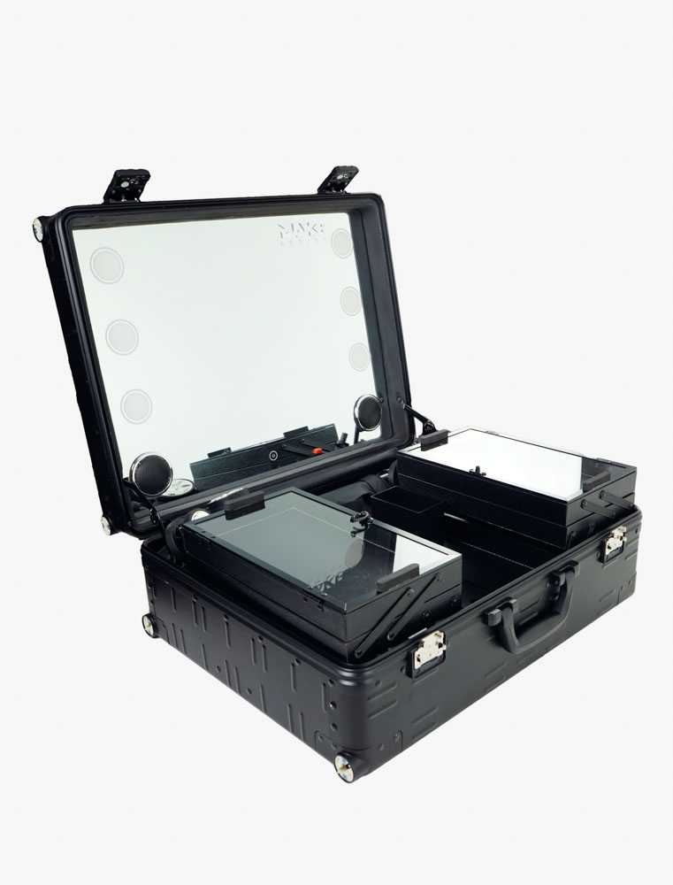 Postazione trucco con luci e specchio portatile - MAKE ARTIST