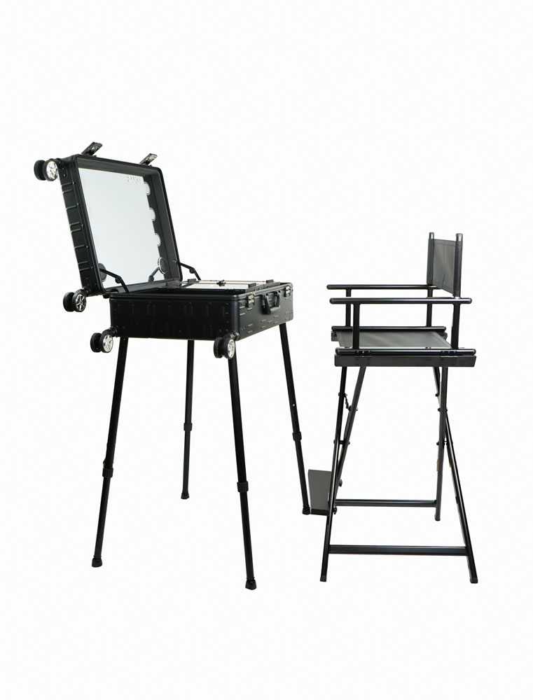Postazione trucco con luci e specchio portatile - MAKE ARTIST