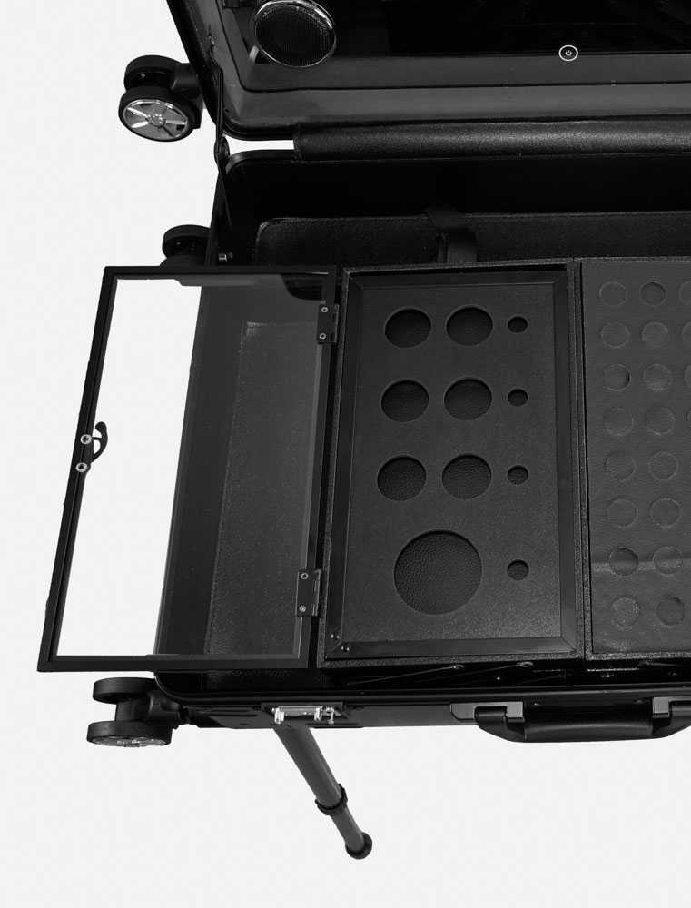 Postazione trucco con luci e specchio portatile - MAKE ARTIST