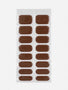 Gel nail stickers marrone