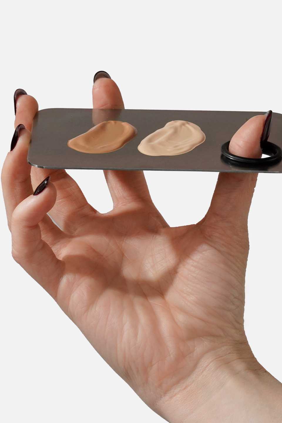 Palette e spatola in acciaio per miscelare make-up - MAKE ARTIST