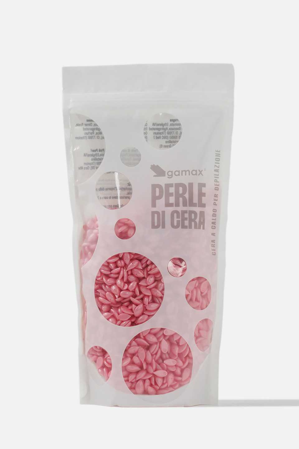Perlas de cera depilatoria Rosa Perla 375 g Gamax