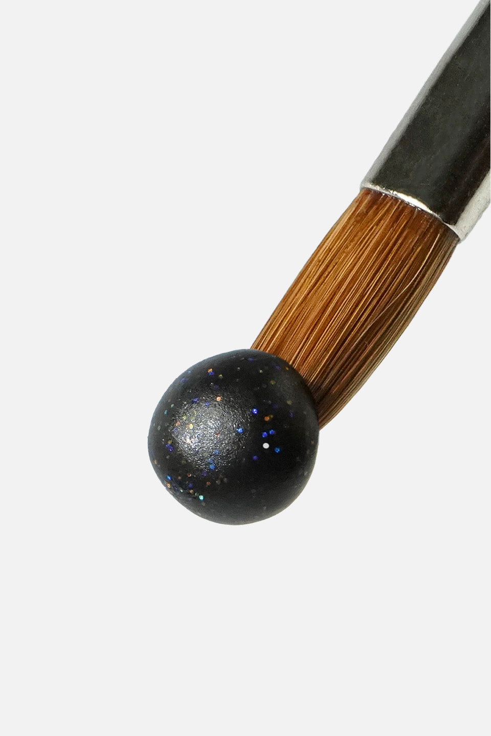 Polvere acrilica nero glitter 3 g