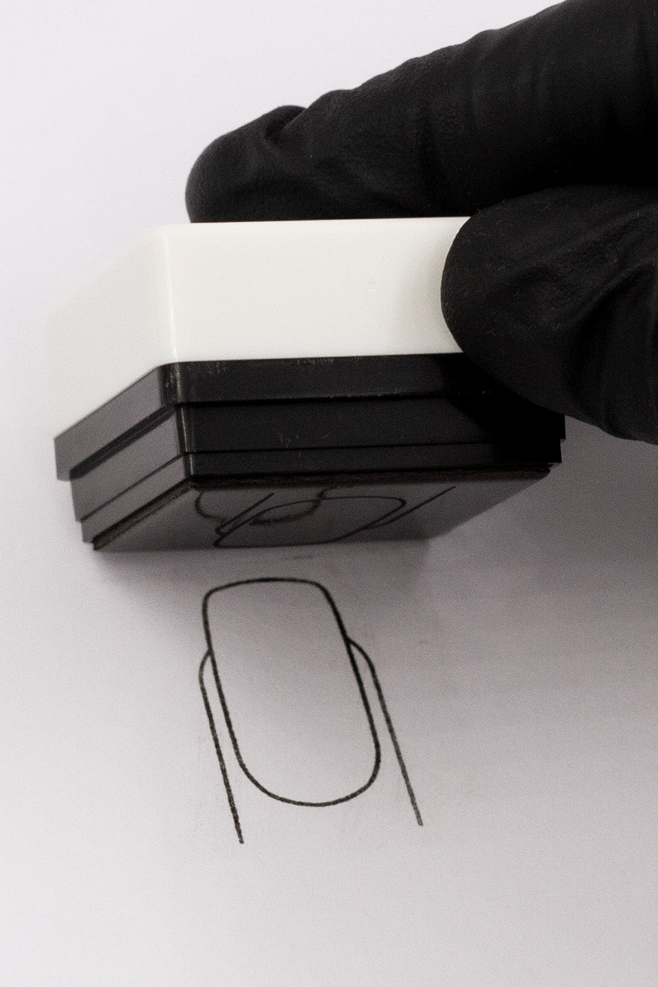 Timbro per unghie quadrate - Adesivi e accessori - Gamax