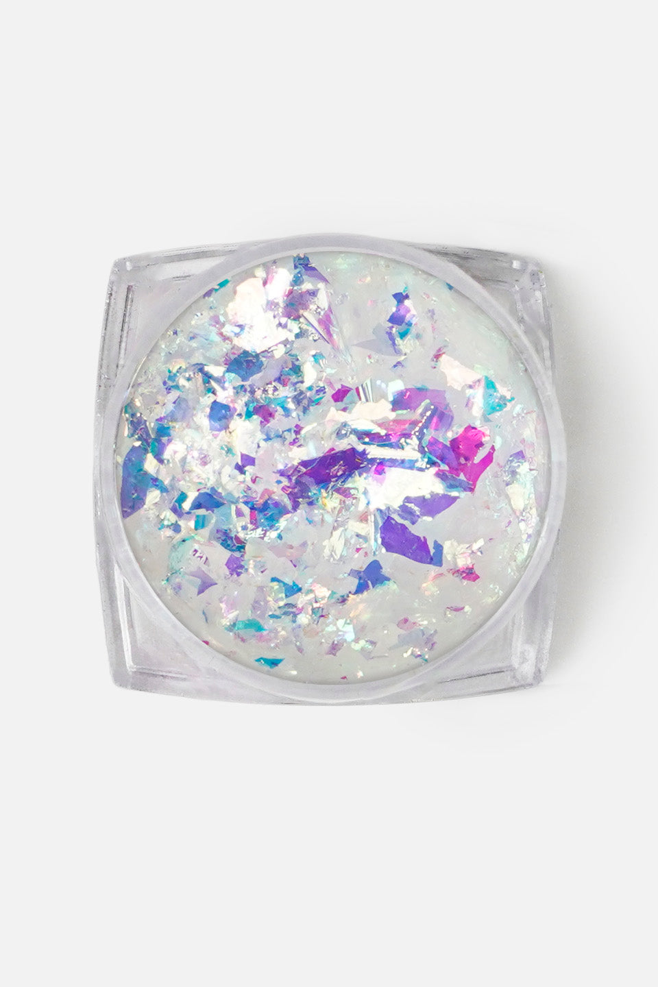 flakes iridescenti per nail art blu