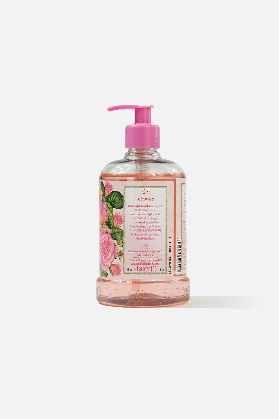 Sapone liquido mani rosa 500 ml - - Gamax