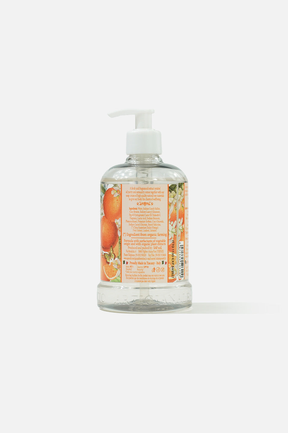 Sapone liquido mani fiori d’arancio 500 ml - - Gamax