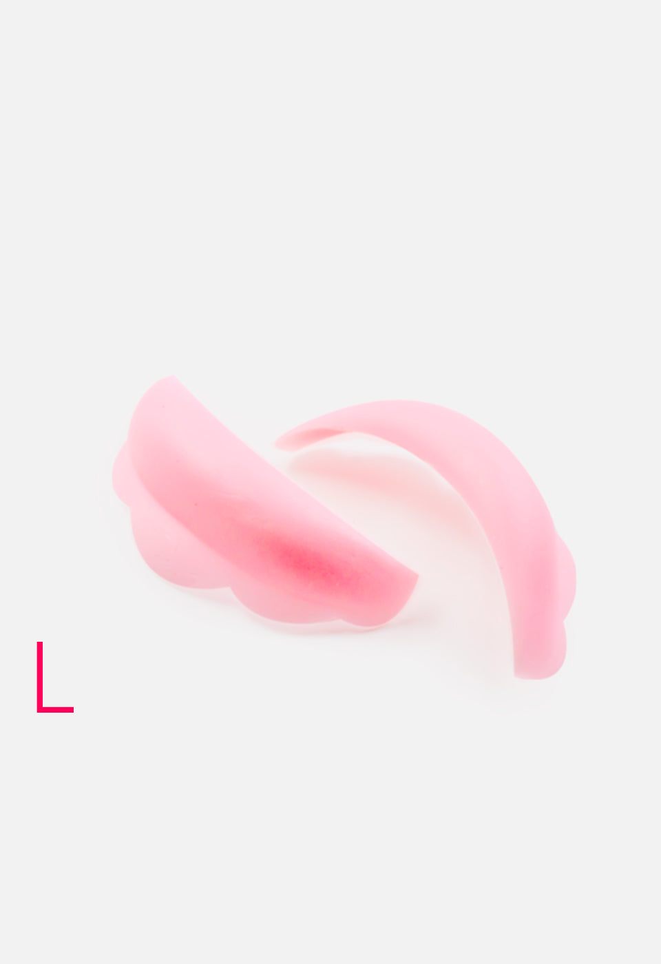 Bigodino in silicone per laminazione ciglia rosa 5 paia - Accessori per la Laminazione - Gamax