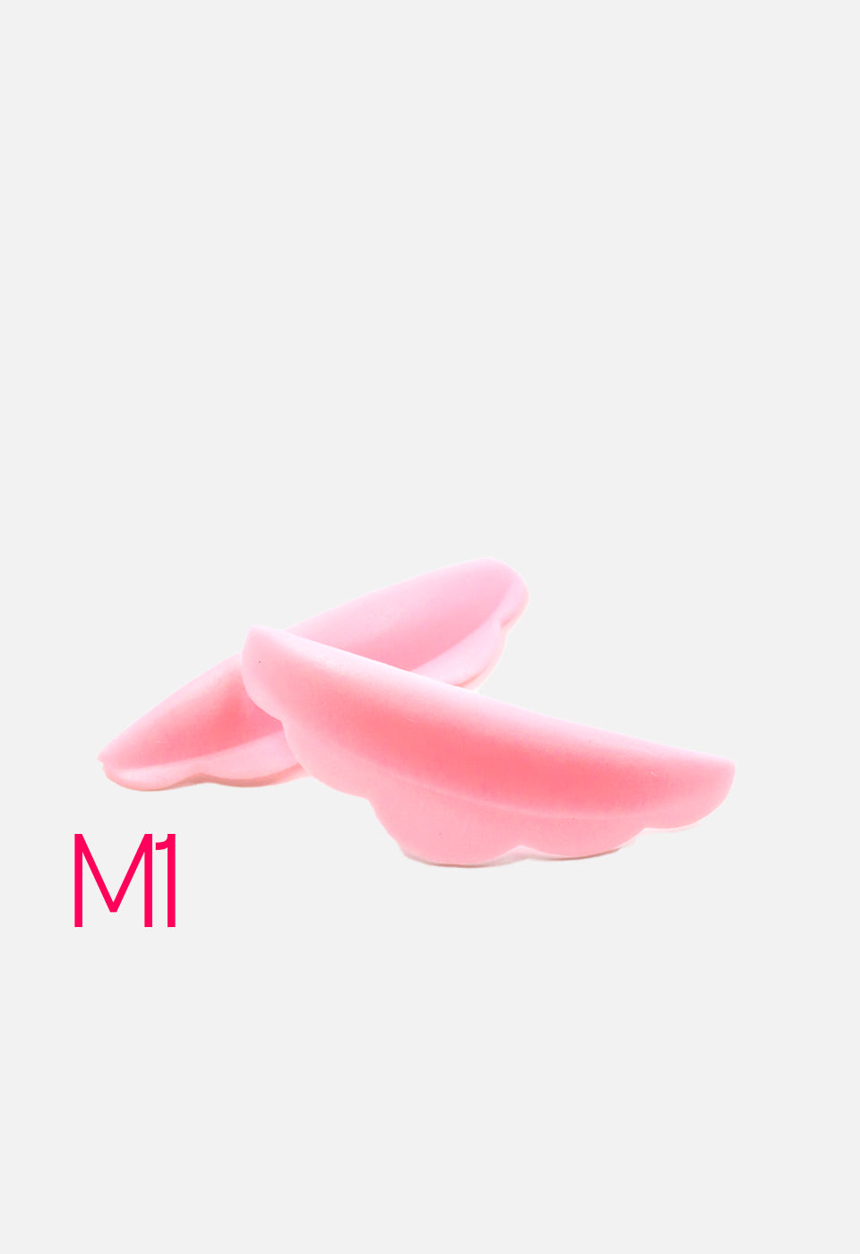 Bigodino in silicone per laminazione ciglia rosa 5 paia - Accessori per la Laminazione - Gamax