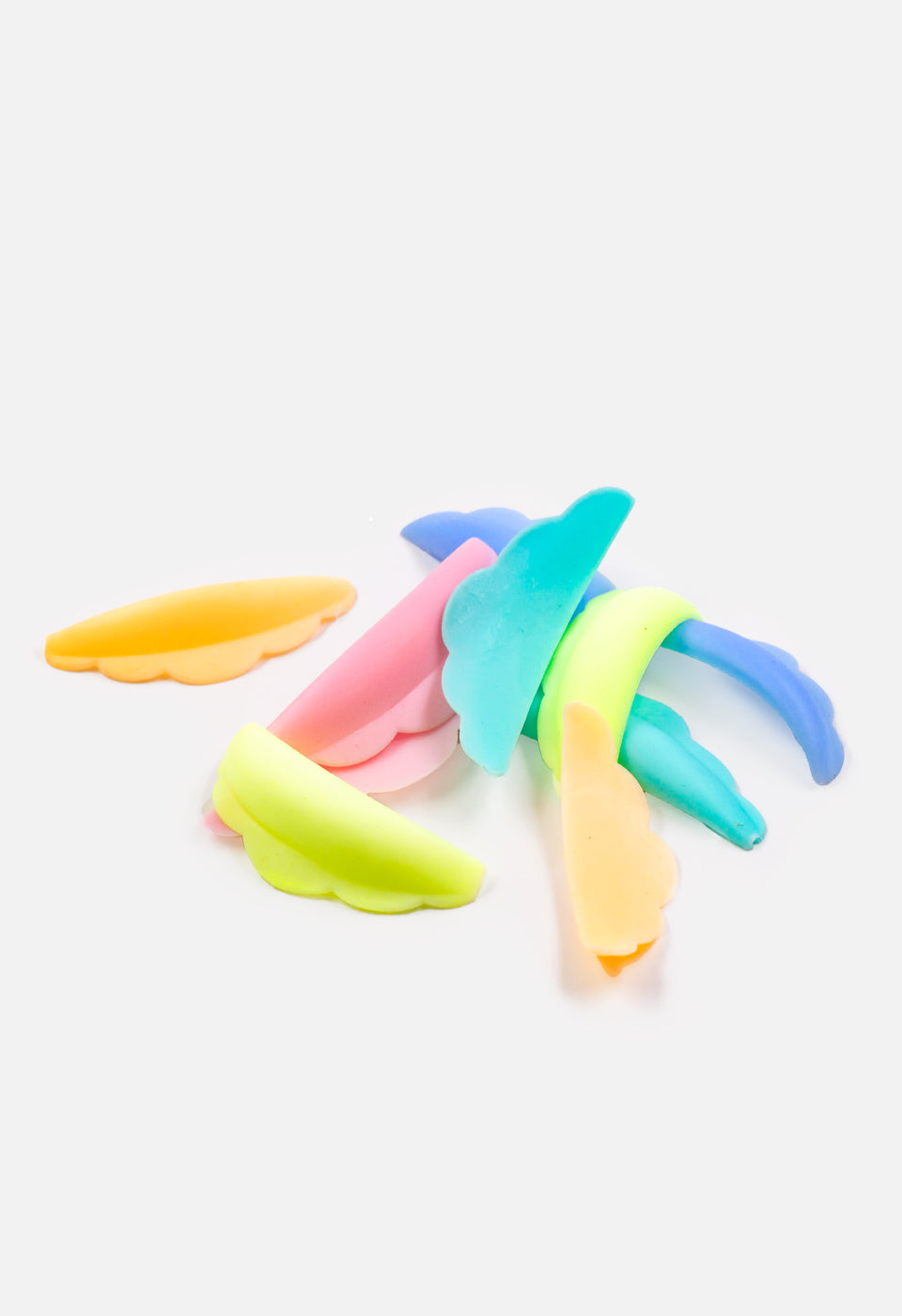 Bigodino in silicone per laminazione ciglia multicolore 5 paia - Accessori per la Laminazione - Gamax