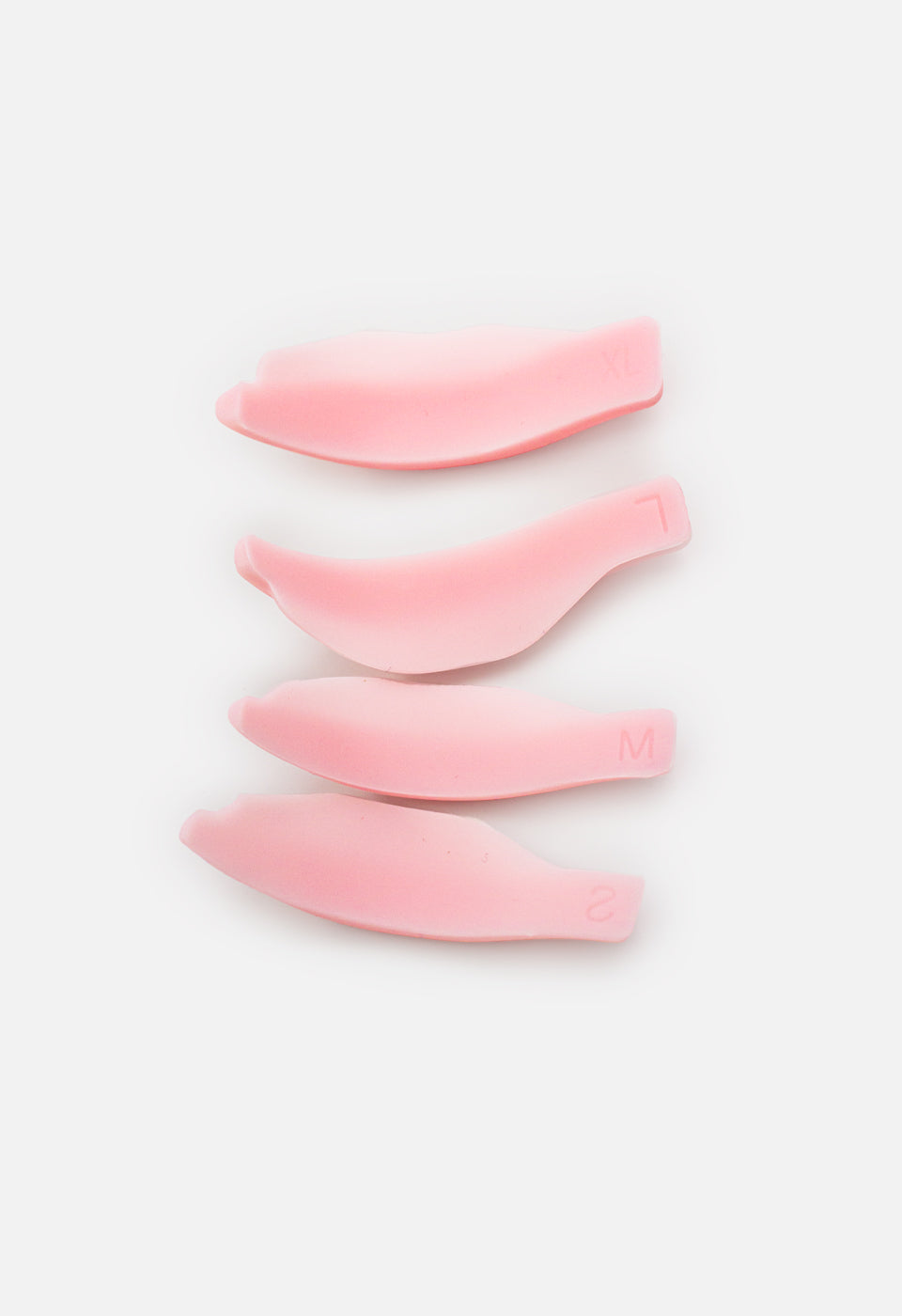 Bigodino in silicone per laminazione ciglia rosa 4 paia - Accessori per la Laminazione - Gamax