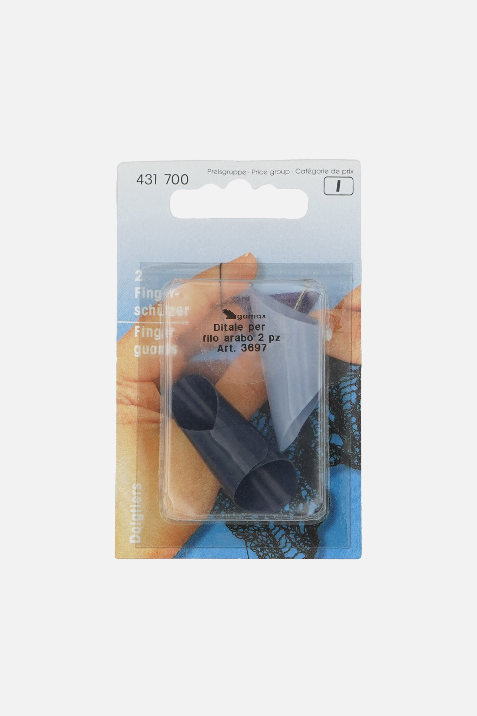 Ditale per filo arabo 2 pz - Accessori - Gamax