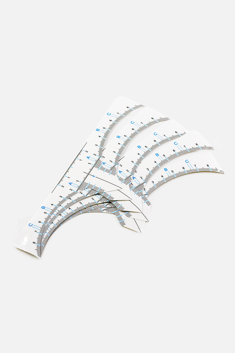 Stencil per disegno sopracciglia 5 pz - Accessori - Gamax