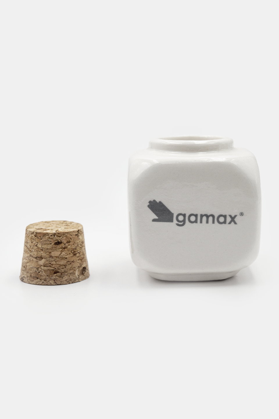 Contenitore in ceramica bianco - Adesivi e accessori - Gamax