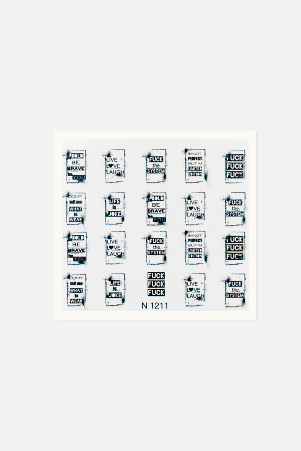 Adesivi per unghie Aggressive - Adesivi e accessori - Gamax