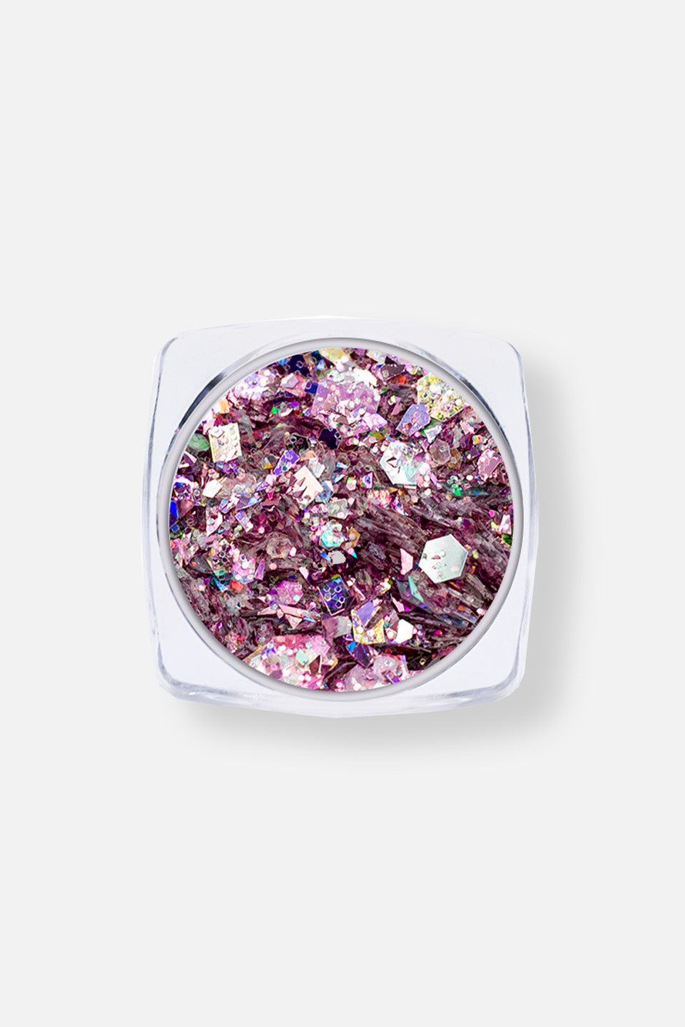 Paillettes unghie colore rosa - Polveri Glitter e pigmenti - Gamax