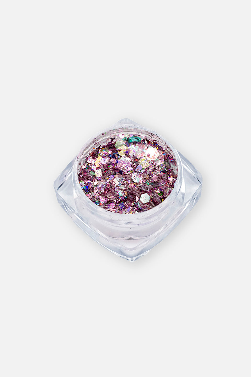 Paillettes unghie colore rosa - Polveri Glitter e pigmenti - Gamax