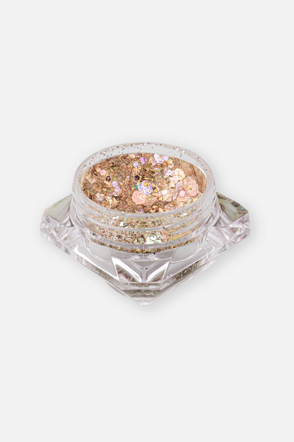 Paillettes unghie colore oro chiaro - Polveri Glitter e pigmenti - Gamax