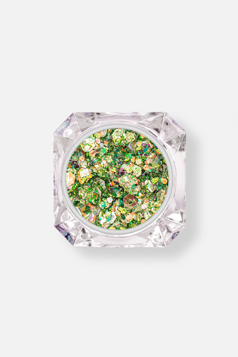 Paillettes unghie colore verde - Polveri Glitter e pigmenti - Gamax