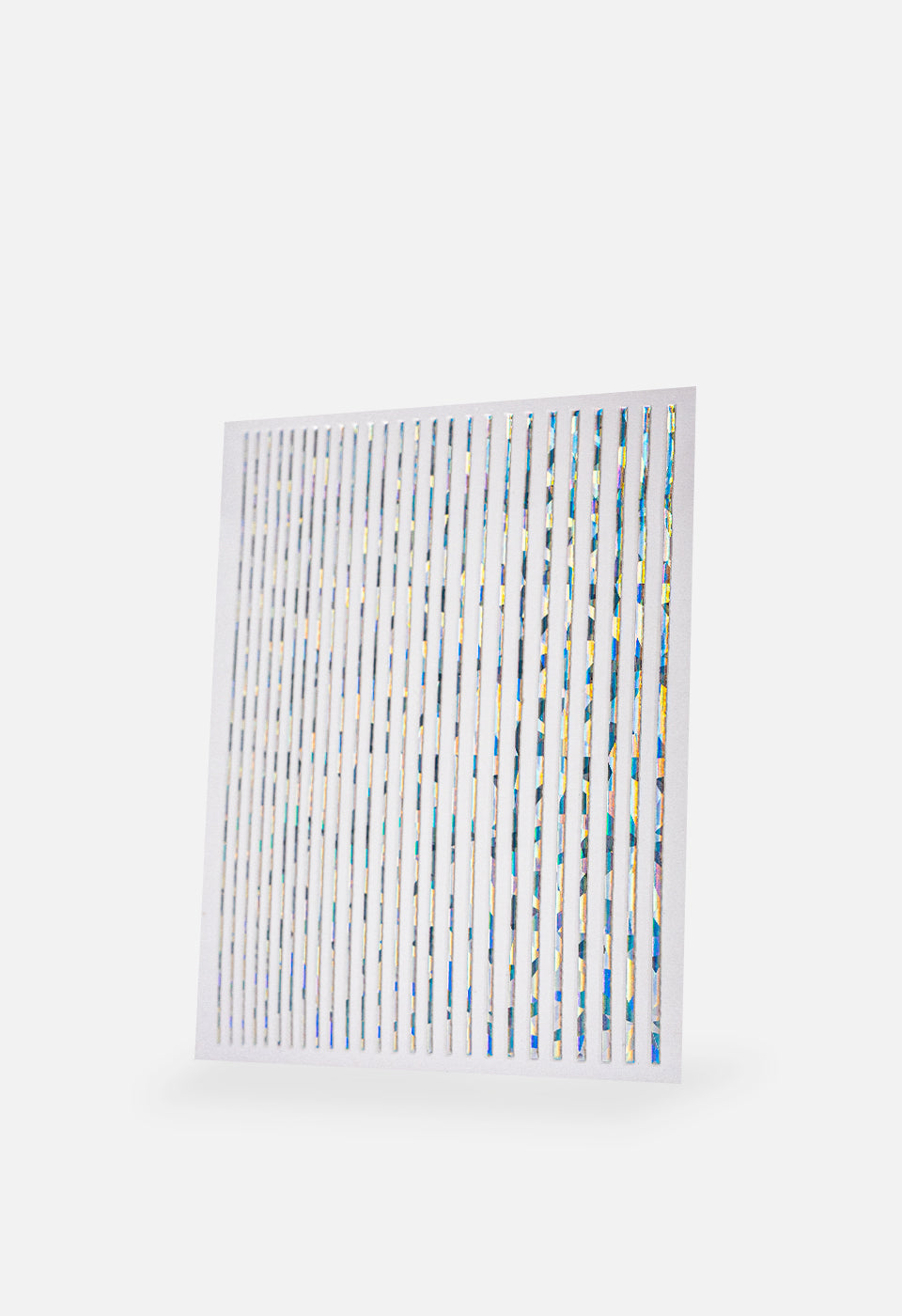 Strisce adesive unghie Argento Brillante - Nail Art - Gamax