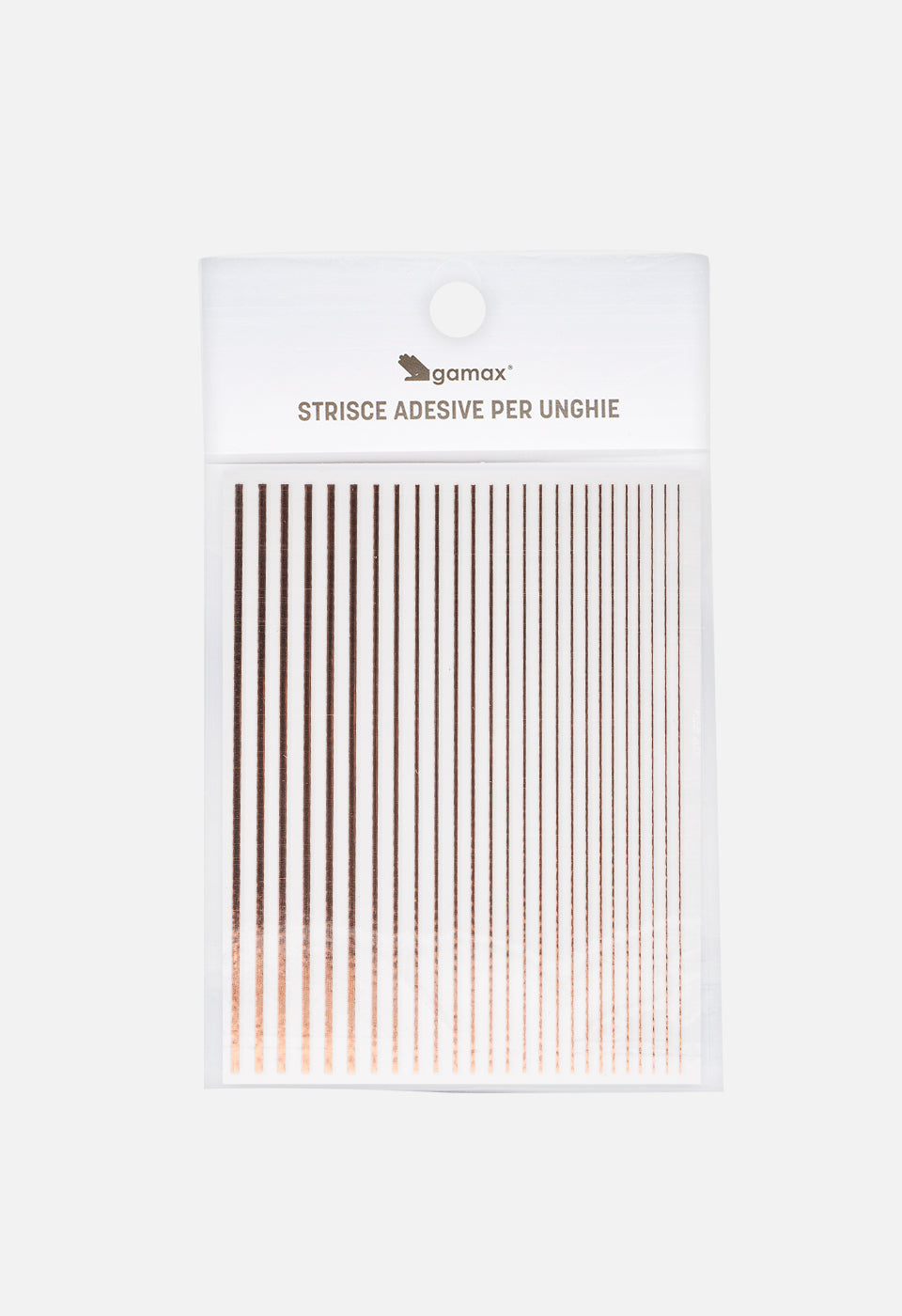 Strisce adesive unghie Oro Rosa - Nail Art - Gamax