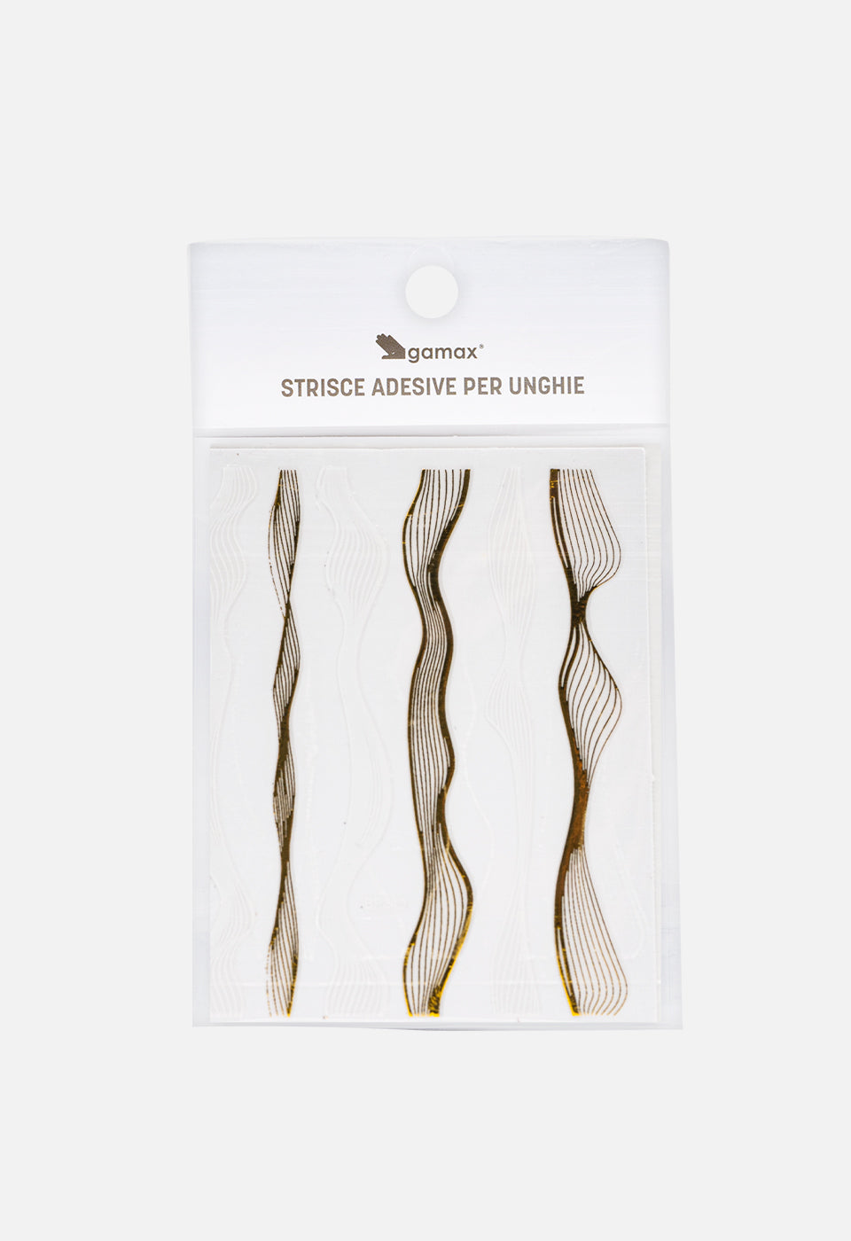 Onde adesive unghie Oro e Argento - Nail Art - Gamax