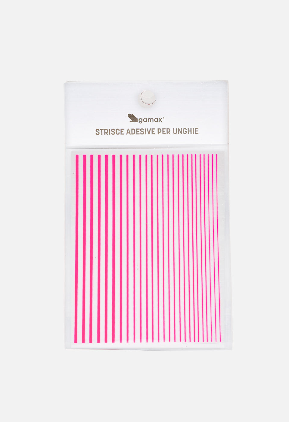 Strisce adesive unghie Rosa Fluo - Nail Art - Gamax