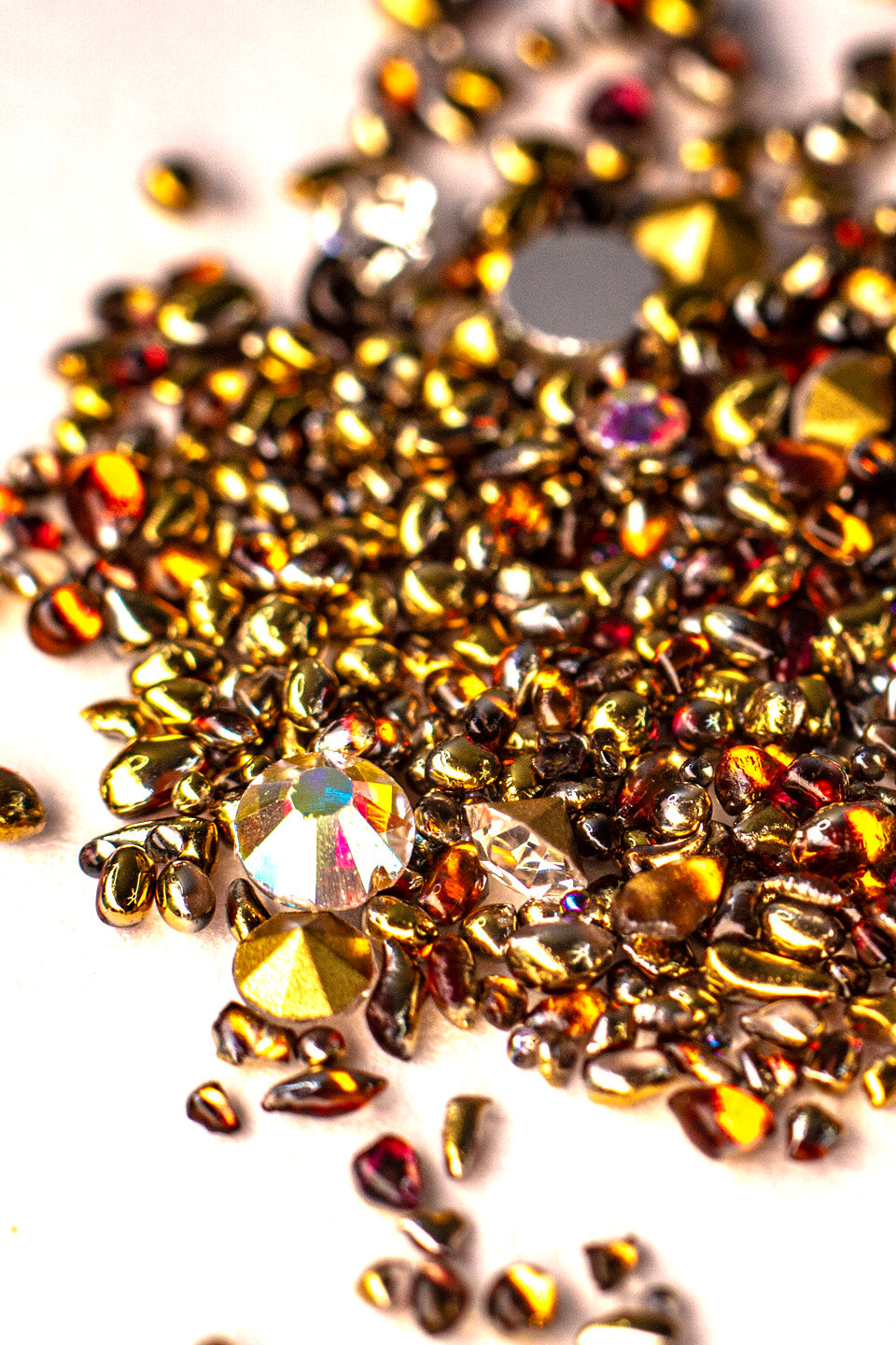 Brillantini e gioielli per unghie oro - Brillantini - Gamax