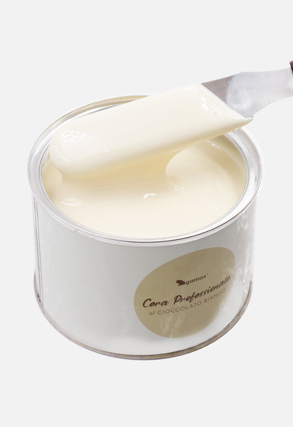 Barattolo di cera professionale al Cioccolato bianco 400 ml - Cera in barattolo - Gamax