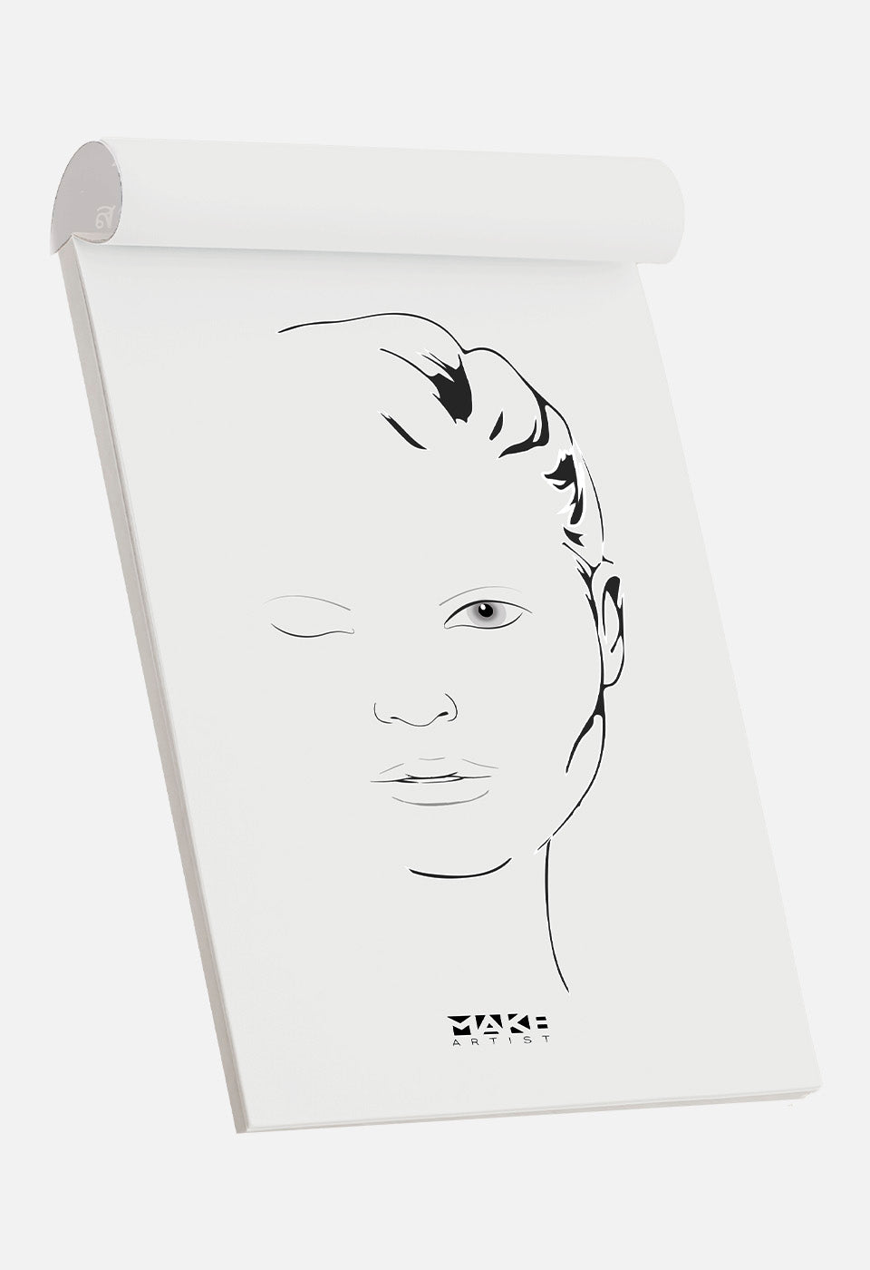 Face Chart make-up da 50 fogli - MAKE ARTIST - Pinzette e accessori - Gamax