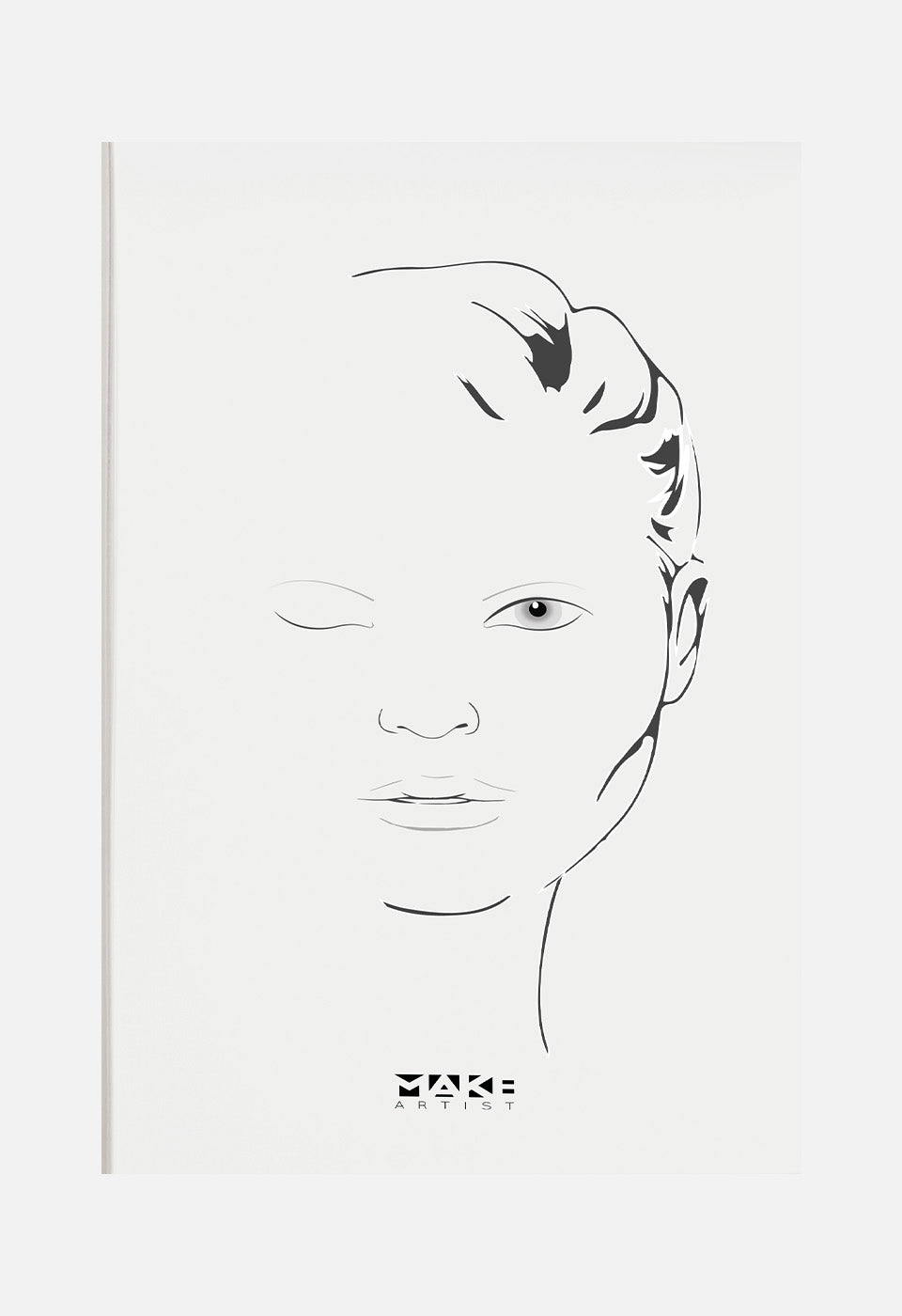 Face Chart make-up da 50 fogli - MAKE ARTIST - Pinzette e accessori - Gamax