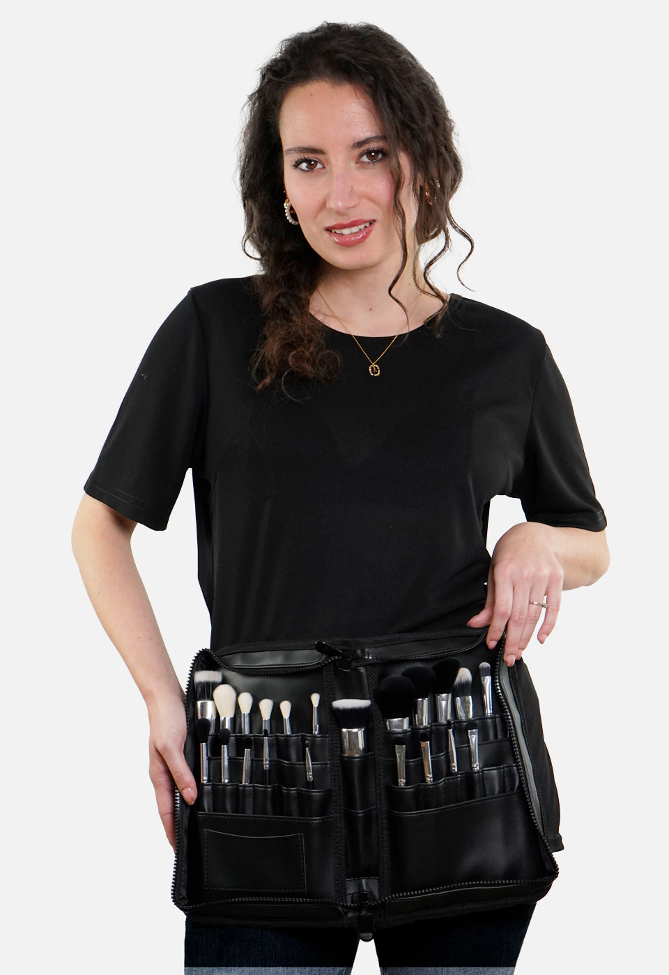 Astuccio porta pennelli per trucco - MAKE ARTIST - Pinzette e accessori - Gamax