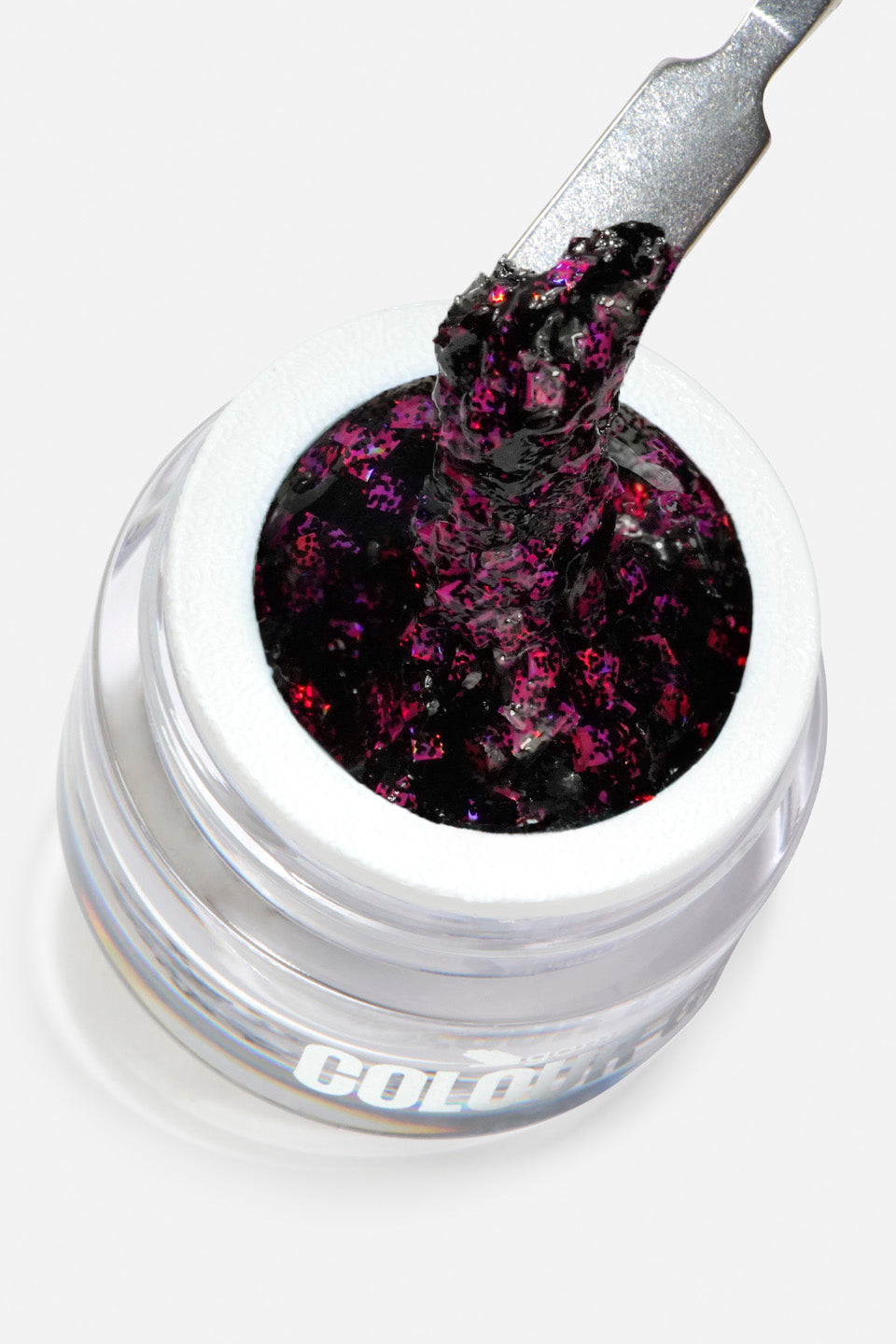 Gel UV colorato nero glitter Baum 5 g - Gel Color - Gamax
