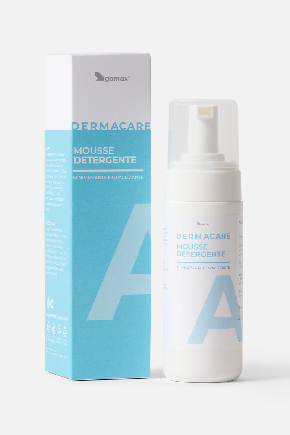 Mousse Detergente - Minimizzante e Opacizzante 150ml - Detergenti e struccanti - Skincare - Gamax