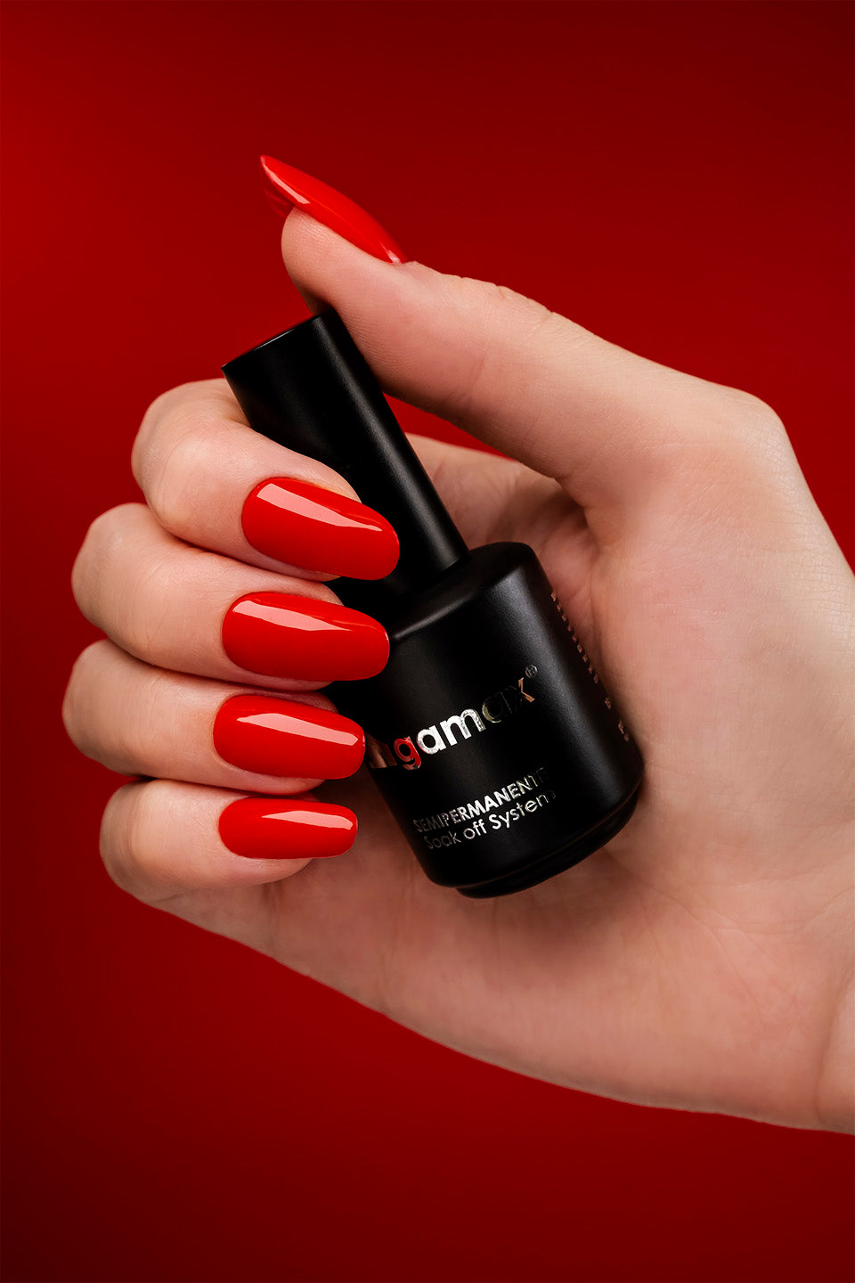 Smalto semipermanente rosso ciliegia Frizzante 15 ml - Semipermanenti Colorati - Gamax