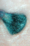 Semi-permanent turquoise glitter nail polish Sapphire 15 ml
