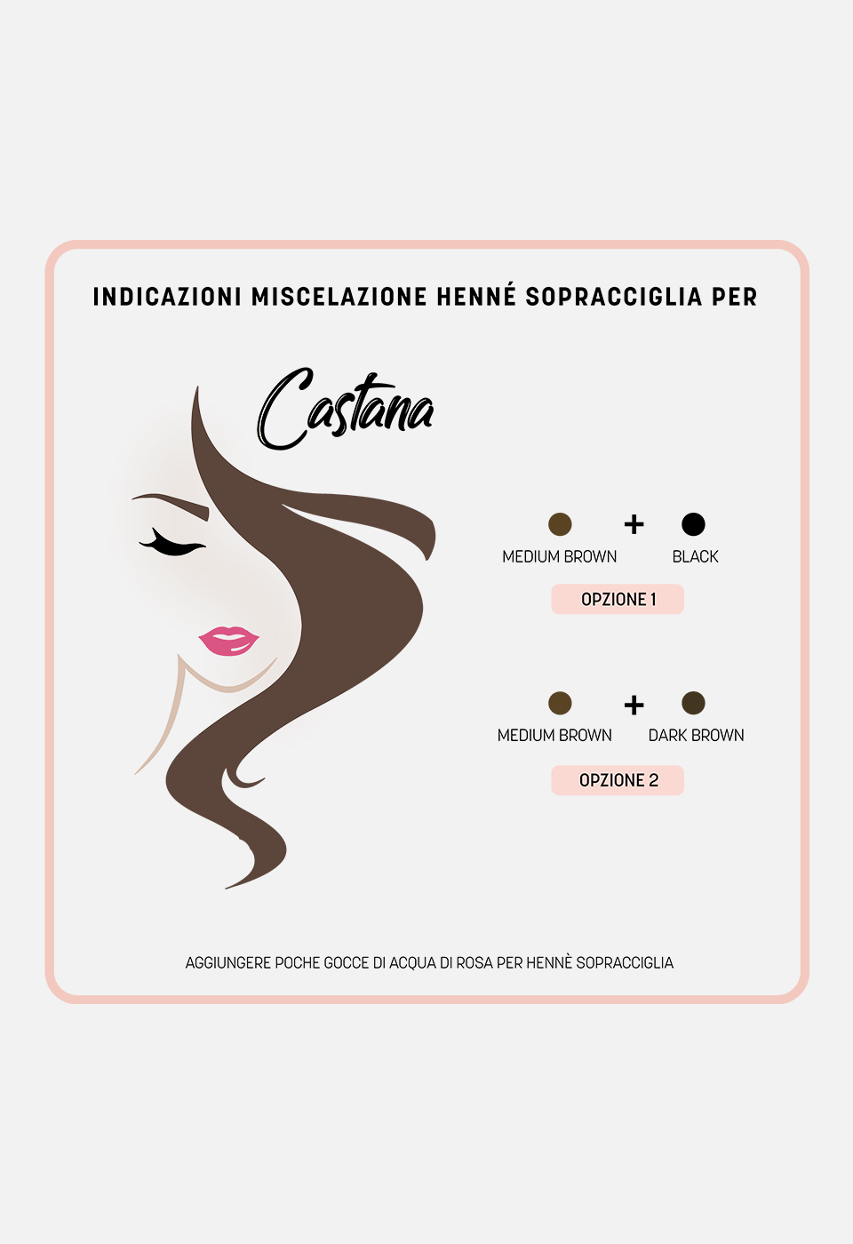Ricarica hennè per sopracciglia castano Medium Brown 1 g - - Gamax