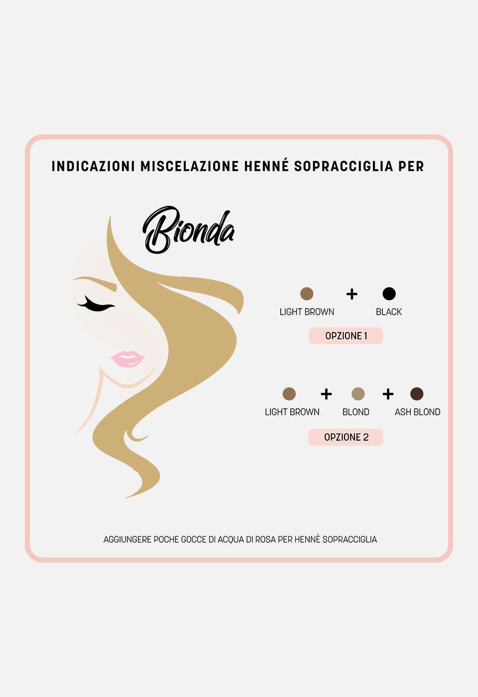 Ricarica hennè per sopracciglia biondo Blonde 1 g - - Gamax