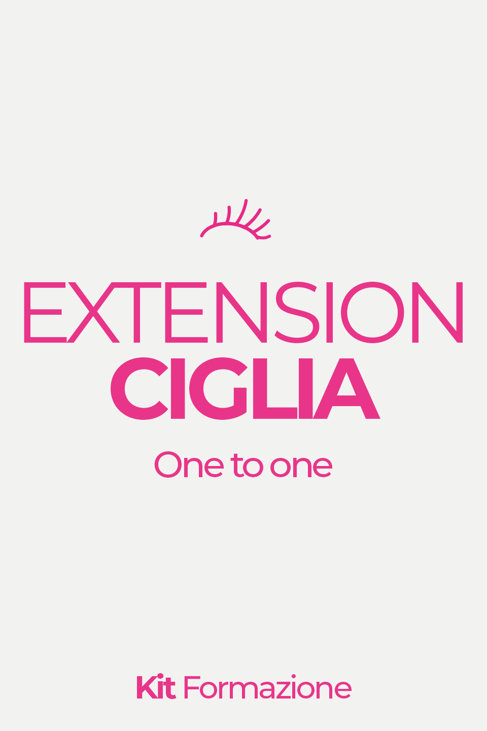 KIT ACADEMY - Corso extension ciglia One to One 2 gg - - Gamax