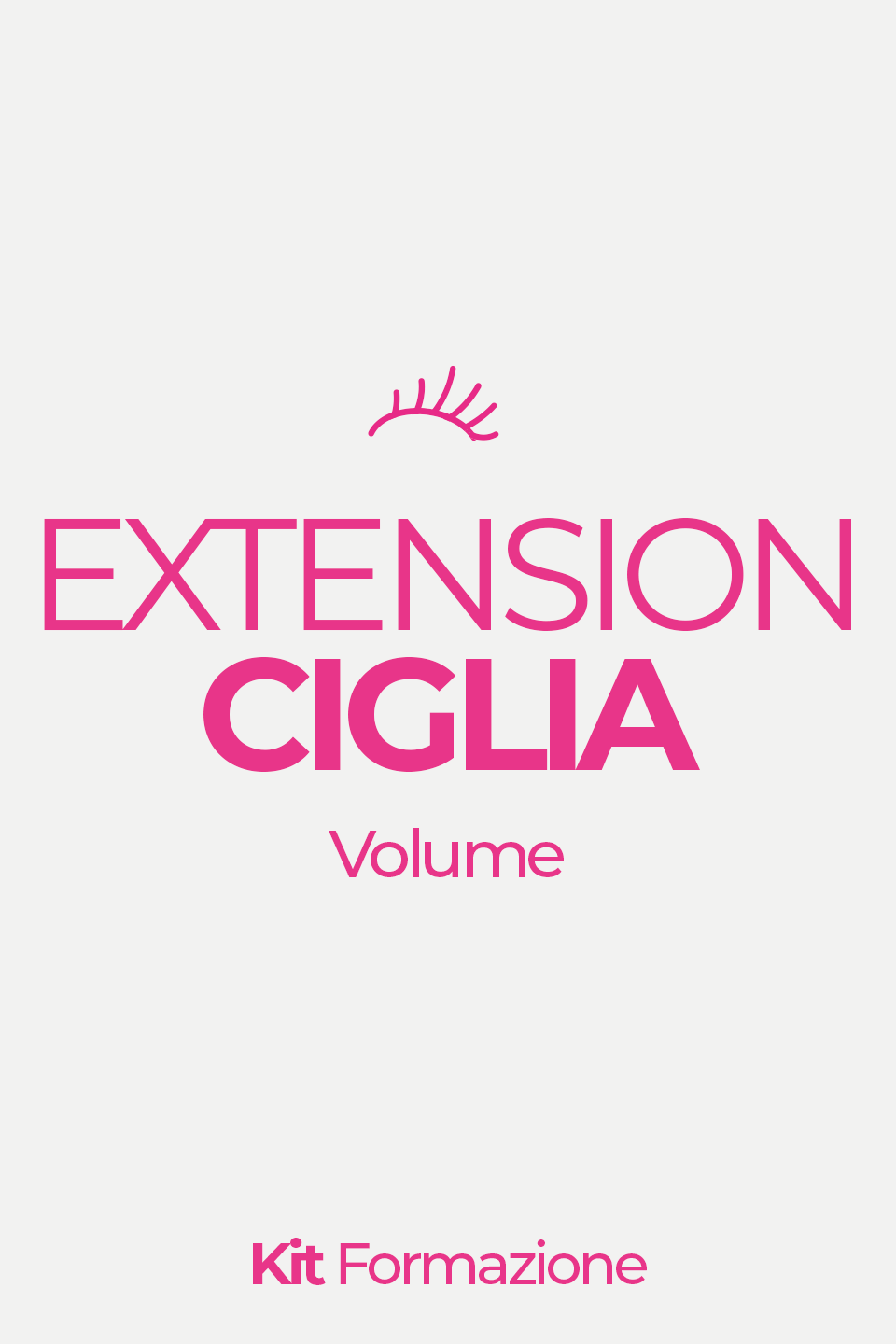 KIT ACADEMY - Corso Extension ciglia volume 2 gg - - Gamax