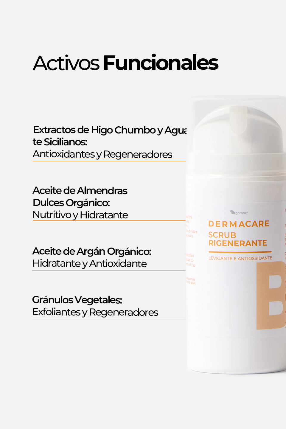 Scrub Rigenerante - Levigante e Antiossidante 100ml - Esfolianti Viso - Skincare - Gamax