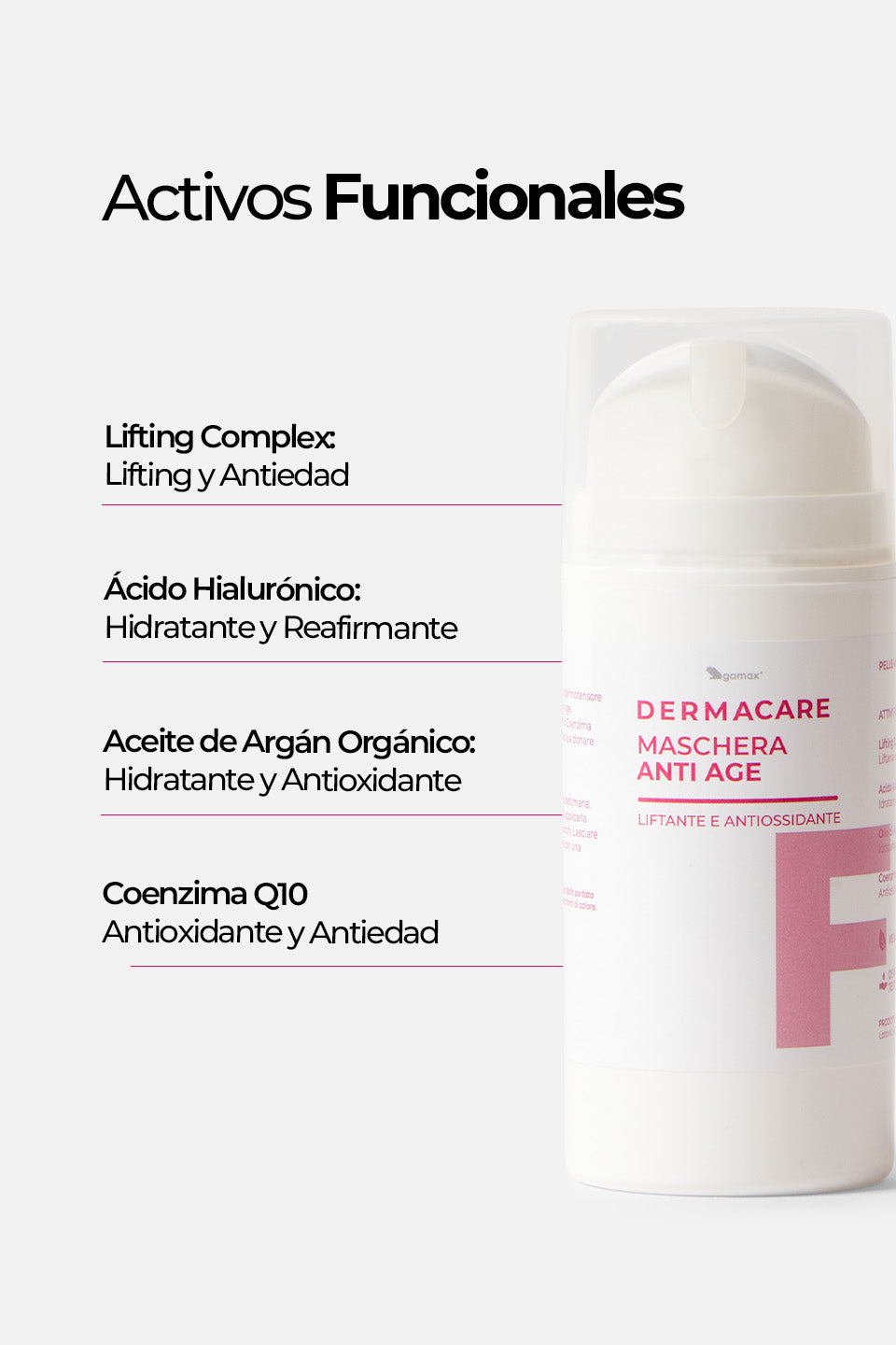 Maschera Anti Age - Liftante e Antiossidante 100ml - Maschere viso - Skincare - Gamax