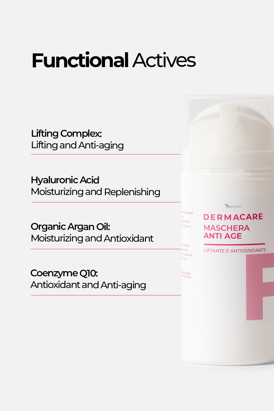 Maschera Anti Age - Liftante e Antiossidante 100ml - Maschere viso - Skincare - Gamax