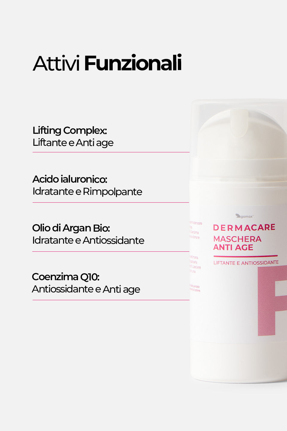 Maschera Anti Age - Liftante e Antiossidante 100ml - Maschere viso - Skincare - Gamax