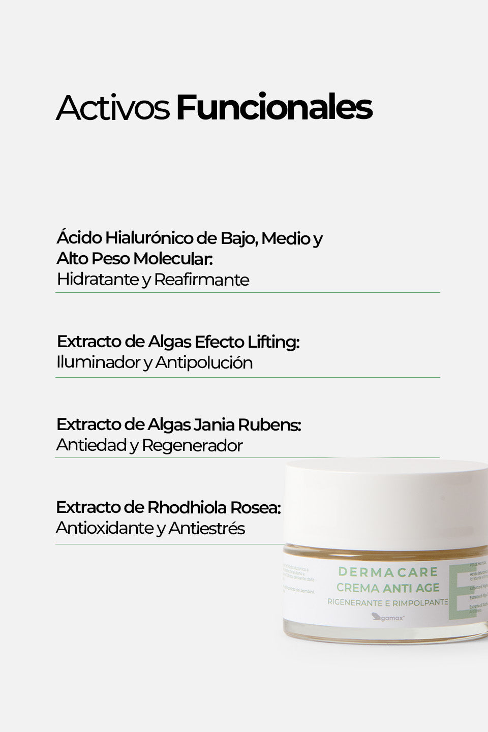 Crema Anti Age - Rigenerante e Rimpolpante 50ml - Creme viso - Skincare - Gamax