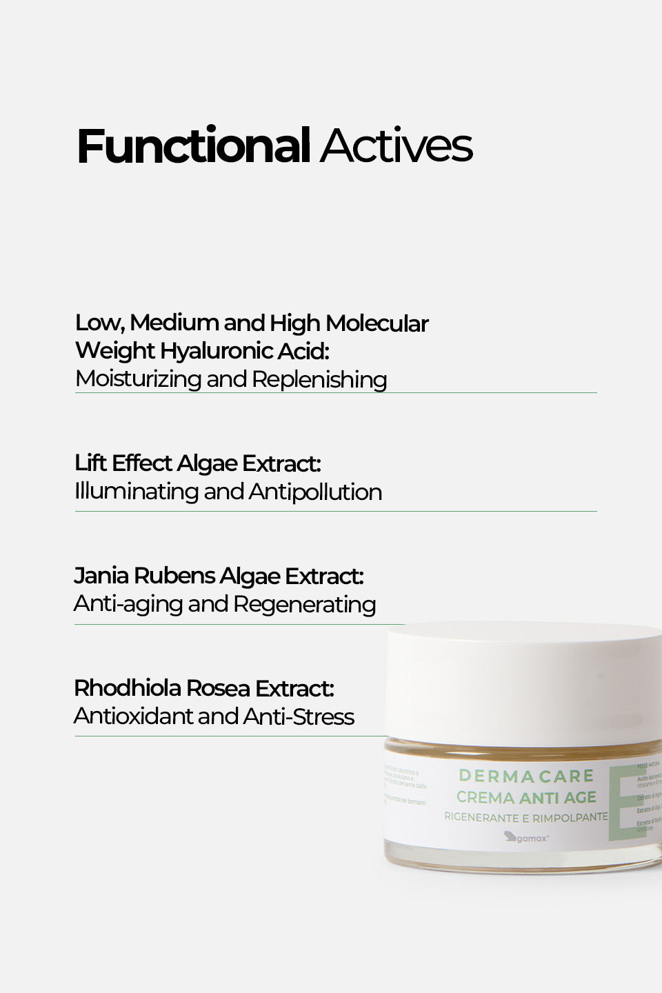 Crema Anti Age - Rigenerante e Rimpolpante 50ml - Creme viso - Skincare - Gamax