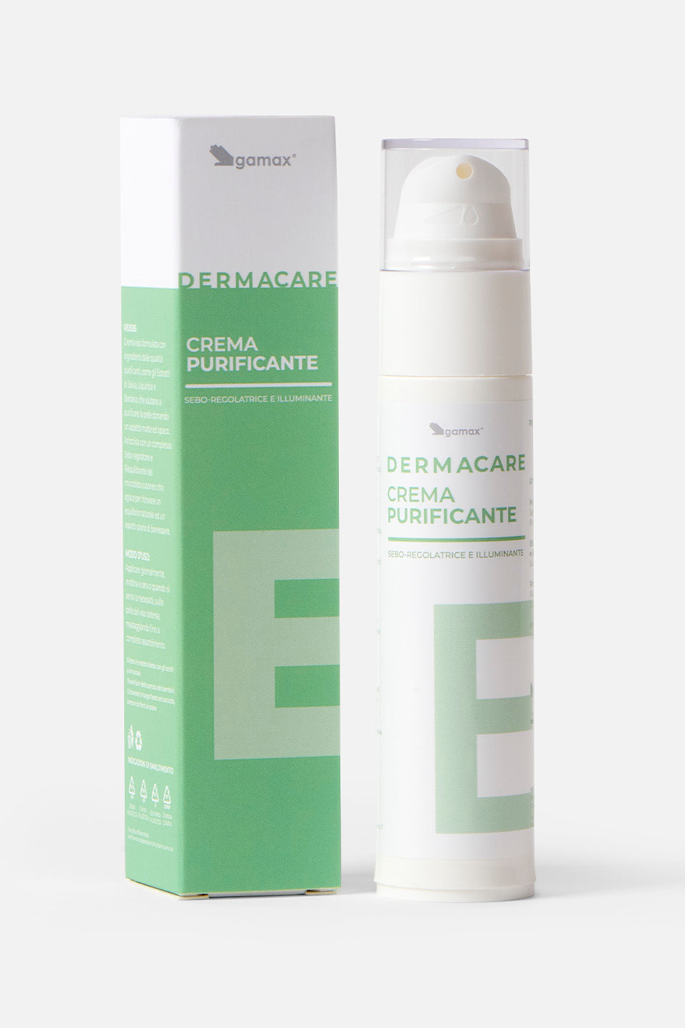 Crema Purificante - Sebo-regolatrice e Illuminante 50ml - Creme viso - Skincare - Gamax