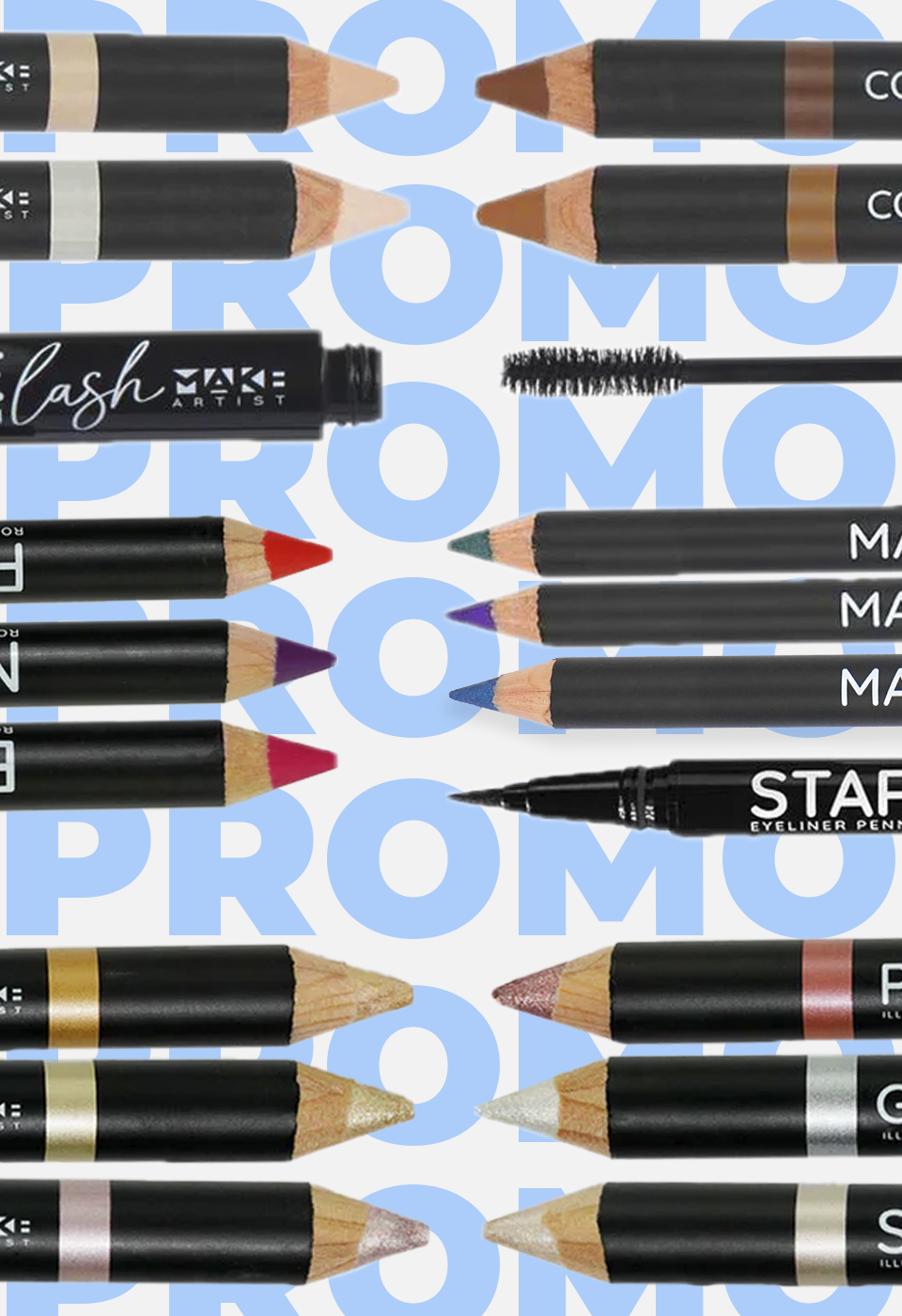 banner promo set make up