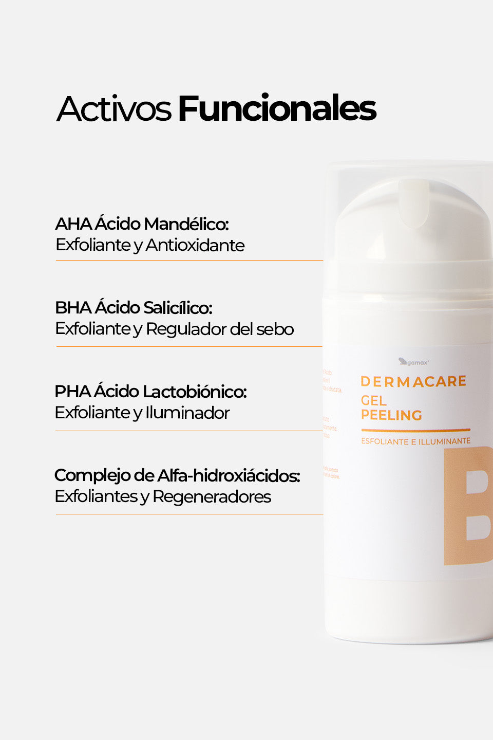 Gel Peeling - Esfoliante e Illuminante 100ml - Esfolianti Viso - Skincare - Gamax