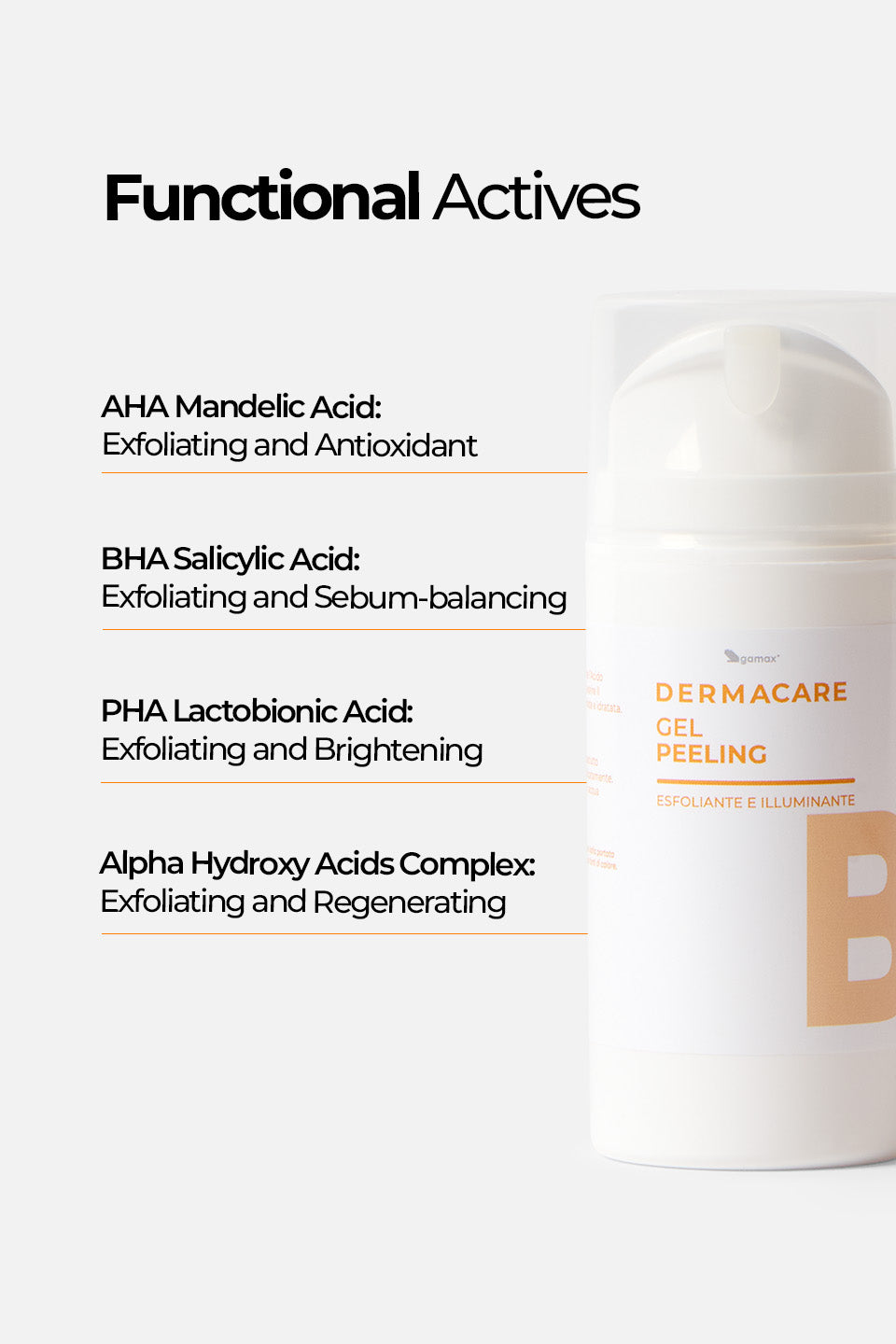 Gel Peeling - Esfoliante e Illuminante 100ml - Esfolianti Viso - Skincare - Gamax